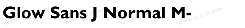 Glow Sans J Normal M字体转换